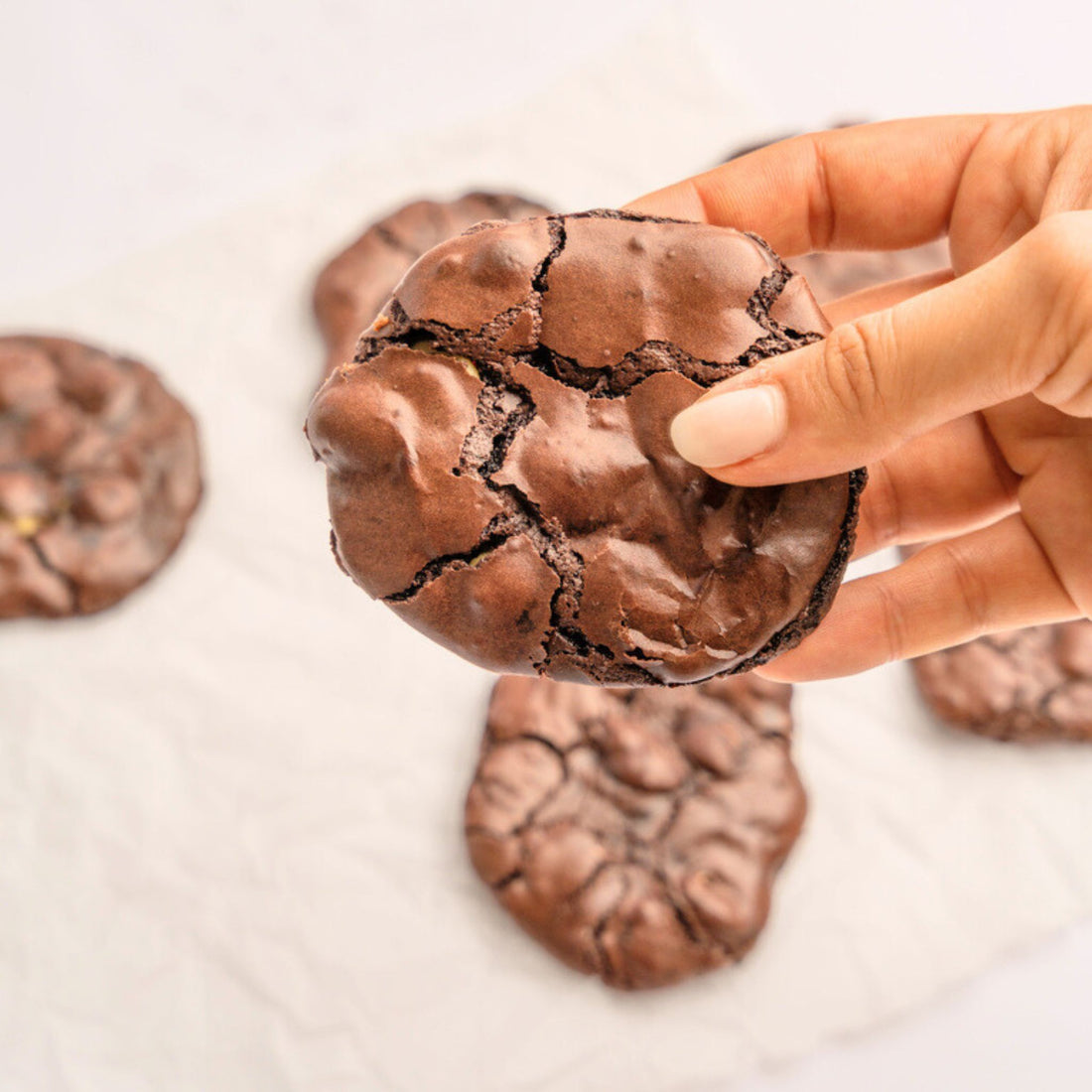 Gooey Flourless Chocolate Cookies + Belgian Iced Chocolate Kit (Gluten-Free)